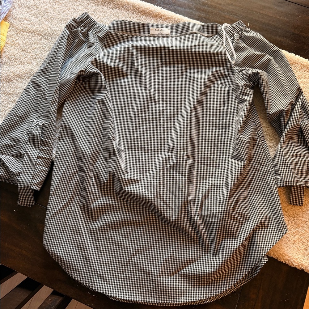 Babaton off the shoulder top